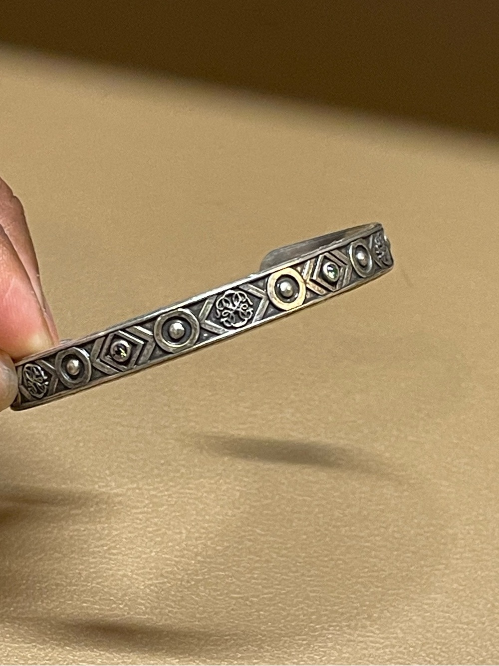 Alex and Ani "Path of Life" Silver Cuff Bracelet with Crystals
